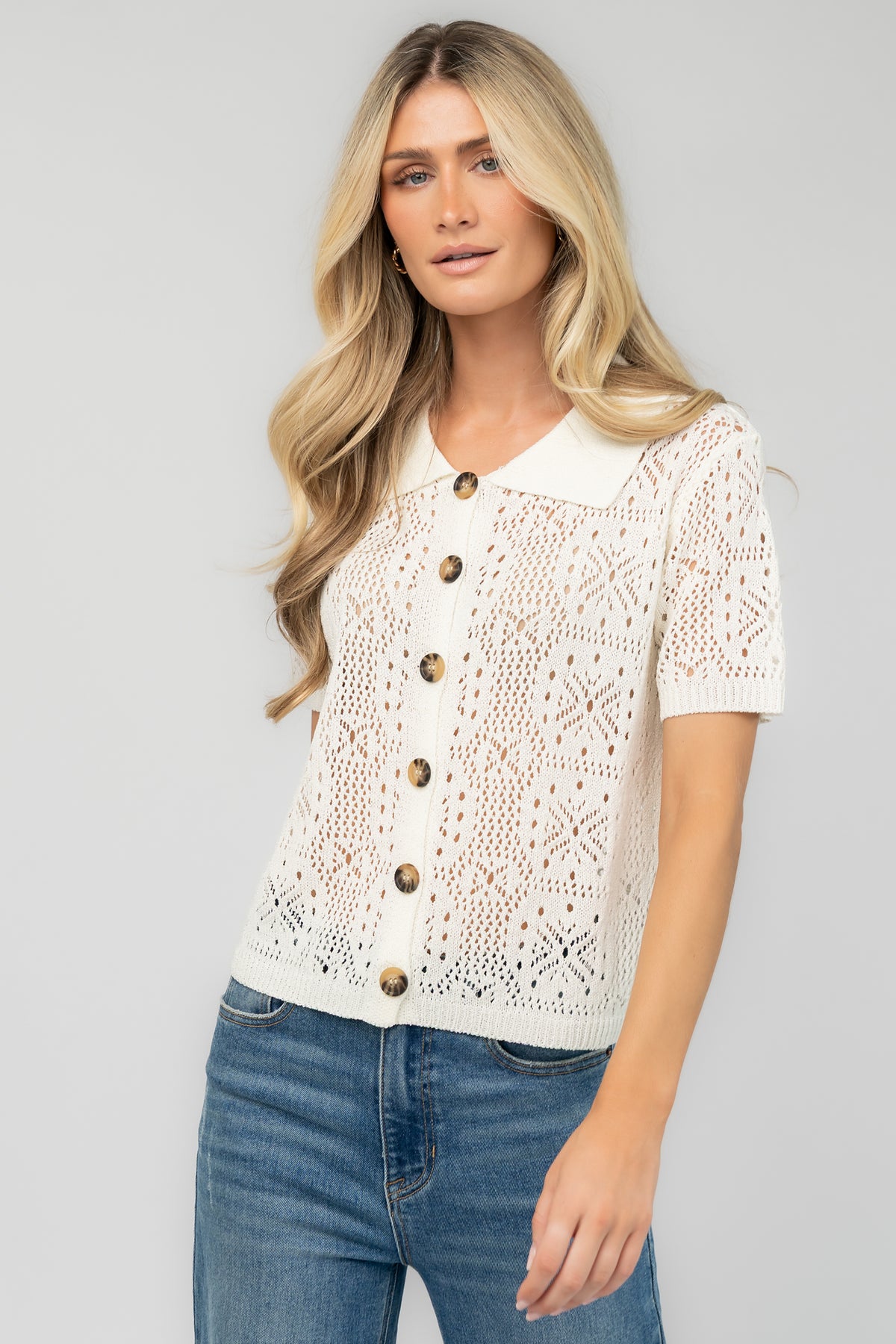 Bayla Cardigan | Ivory
