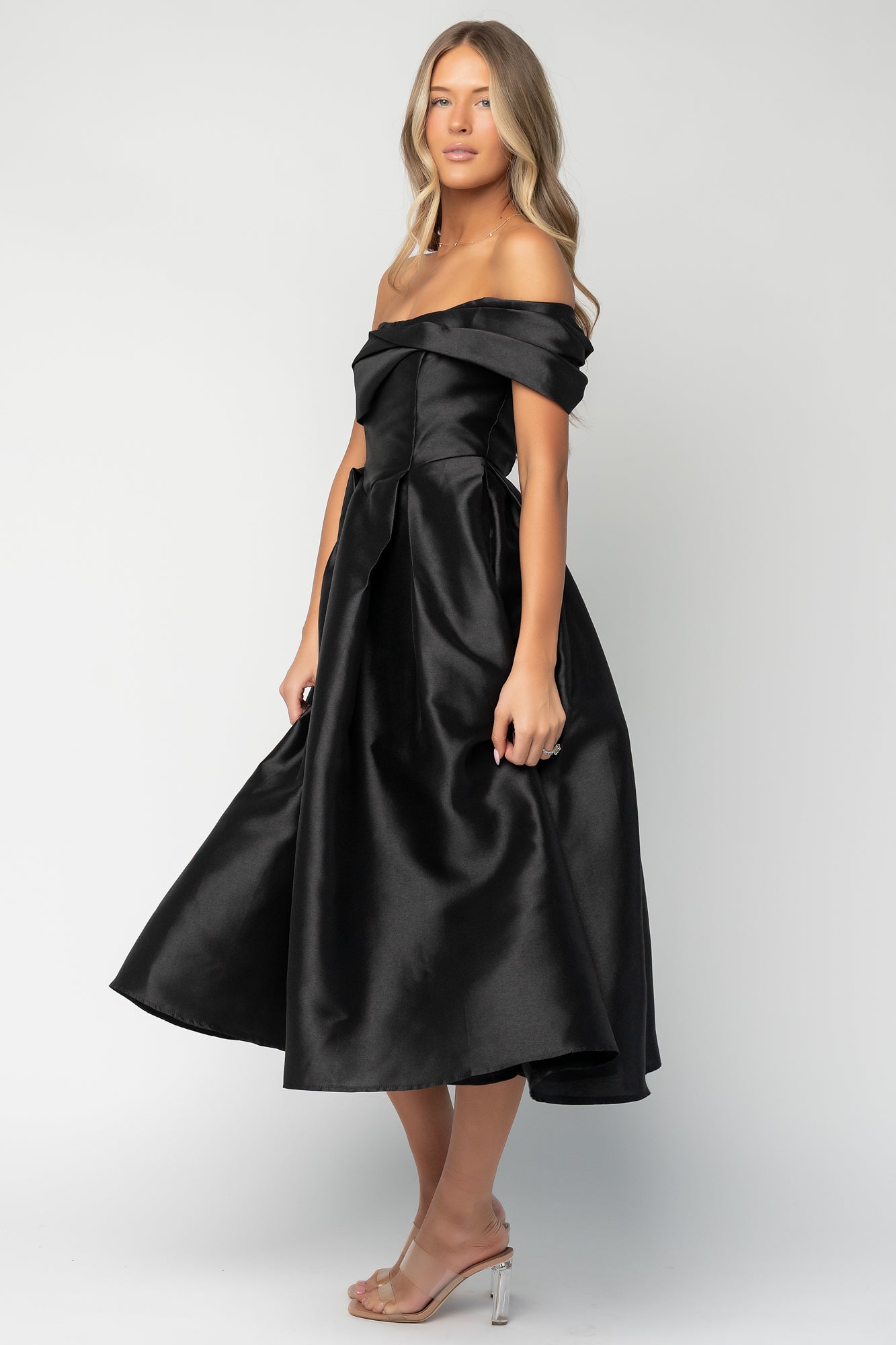 Amani Midi Dress | Black Amani Midi Dress | Black