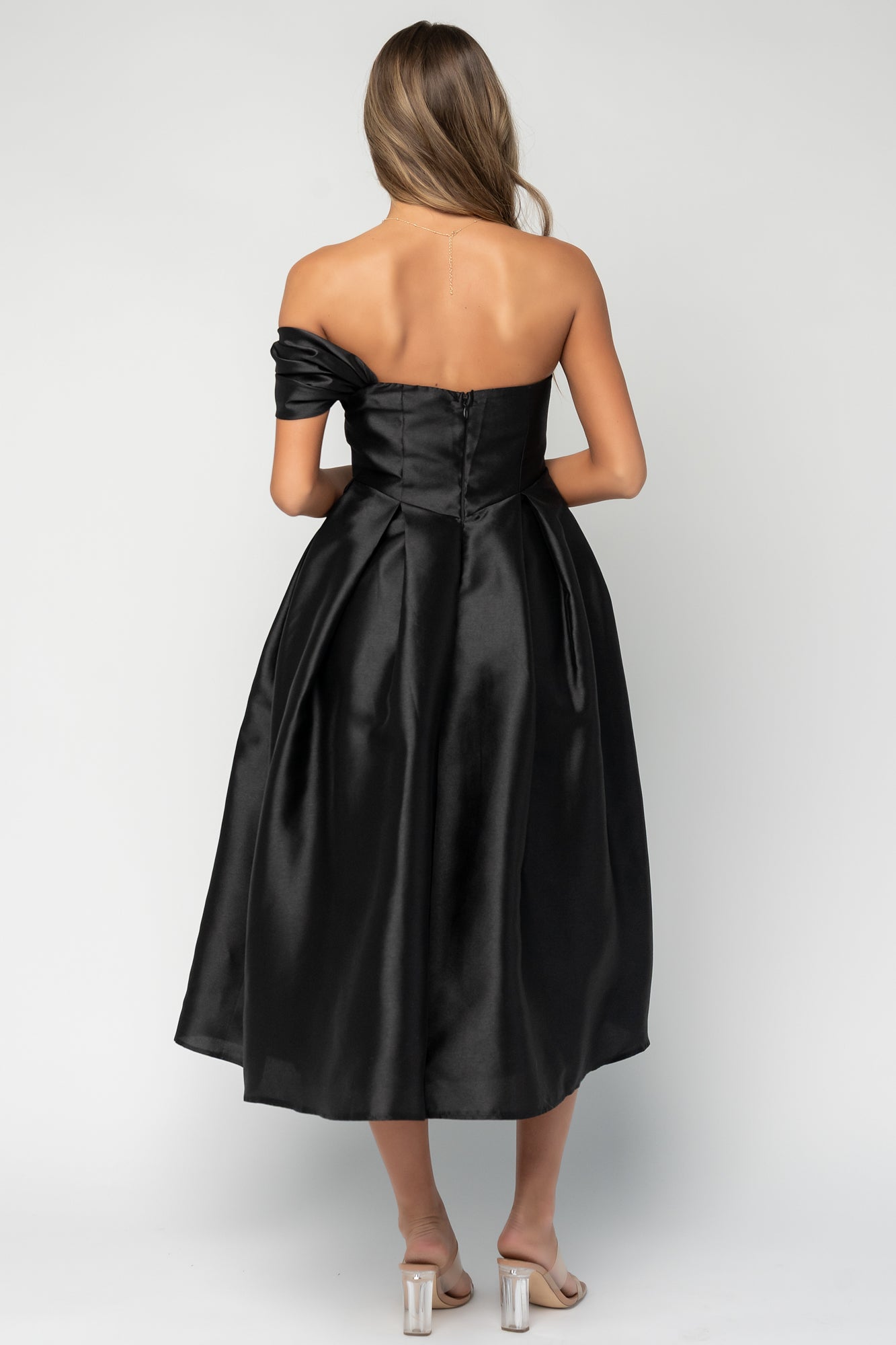 Baltic Born Womens Amani Midi Dress | Black | Size: Medium Baltic Born Womens Amani Midi Dress | Black | Size: Medium