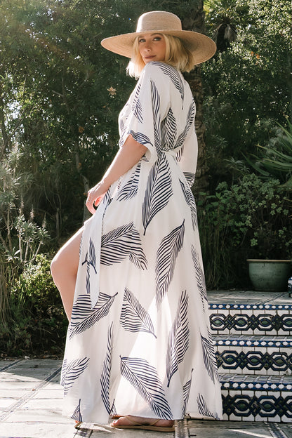 Corinth Maxi Dress | Navy Print