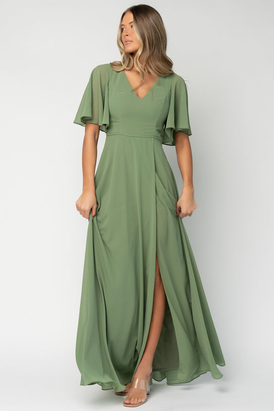 Valetta Maxi Dress | Olive