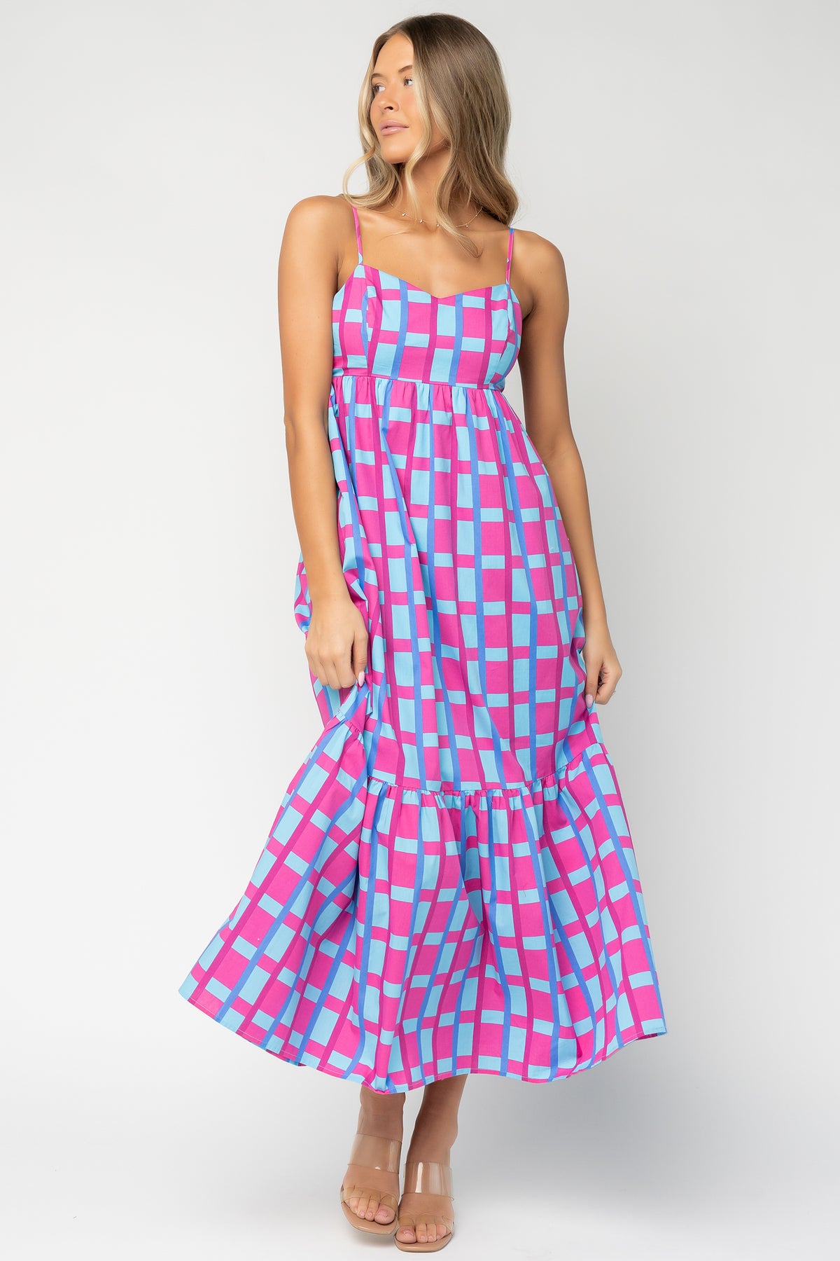 idol pink and blue tattoo print dress Baltic Born Womens Rita Maxi | + 100% cotton lining FULL SEQUINED Jasira | Black & Size:EU 52
