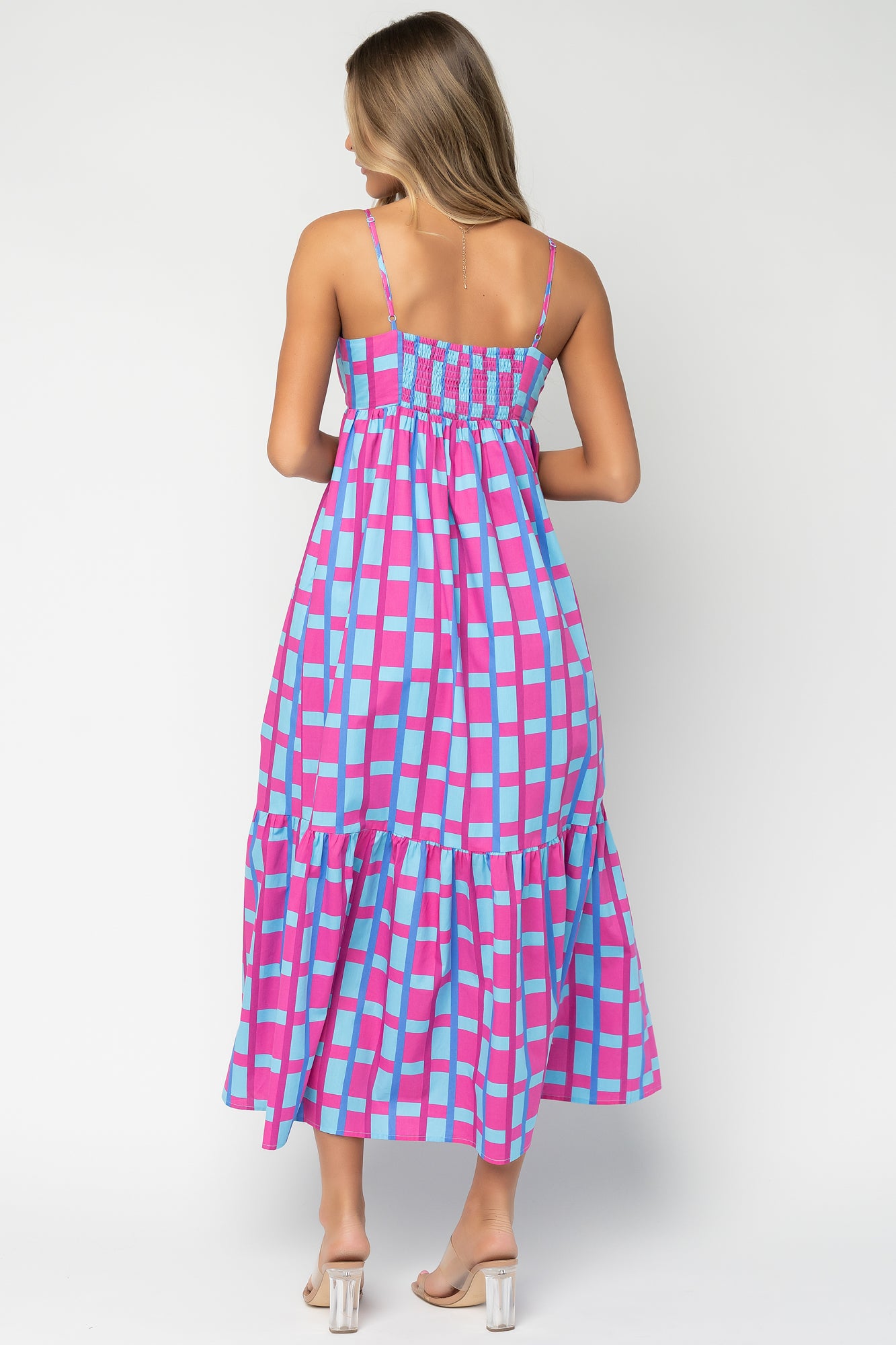 Rita Maxi Dress | Pink + Blue Rita Maxi Dress | Pink + Blue