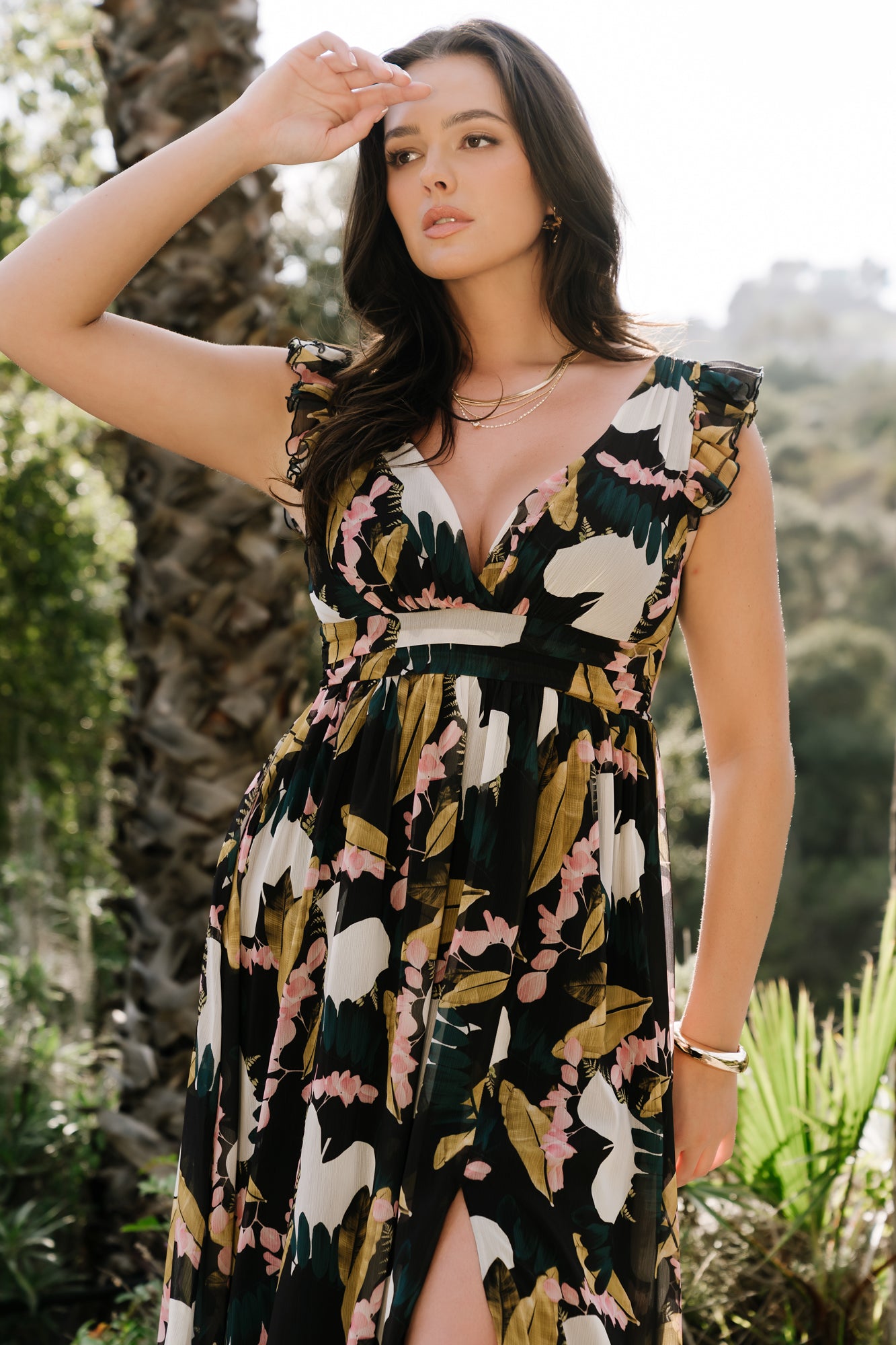 Esperanza Maxi Dress | Black Multi