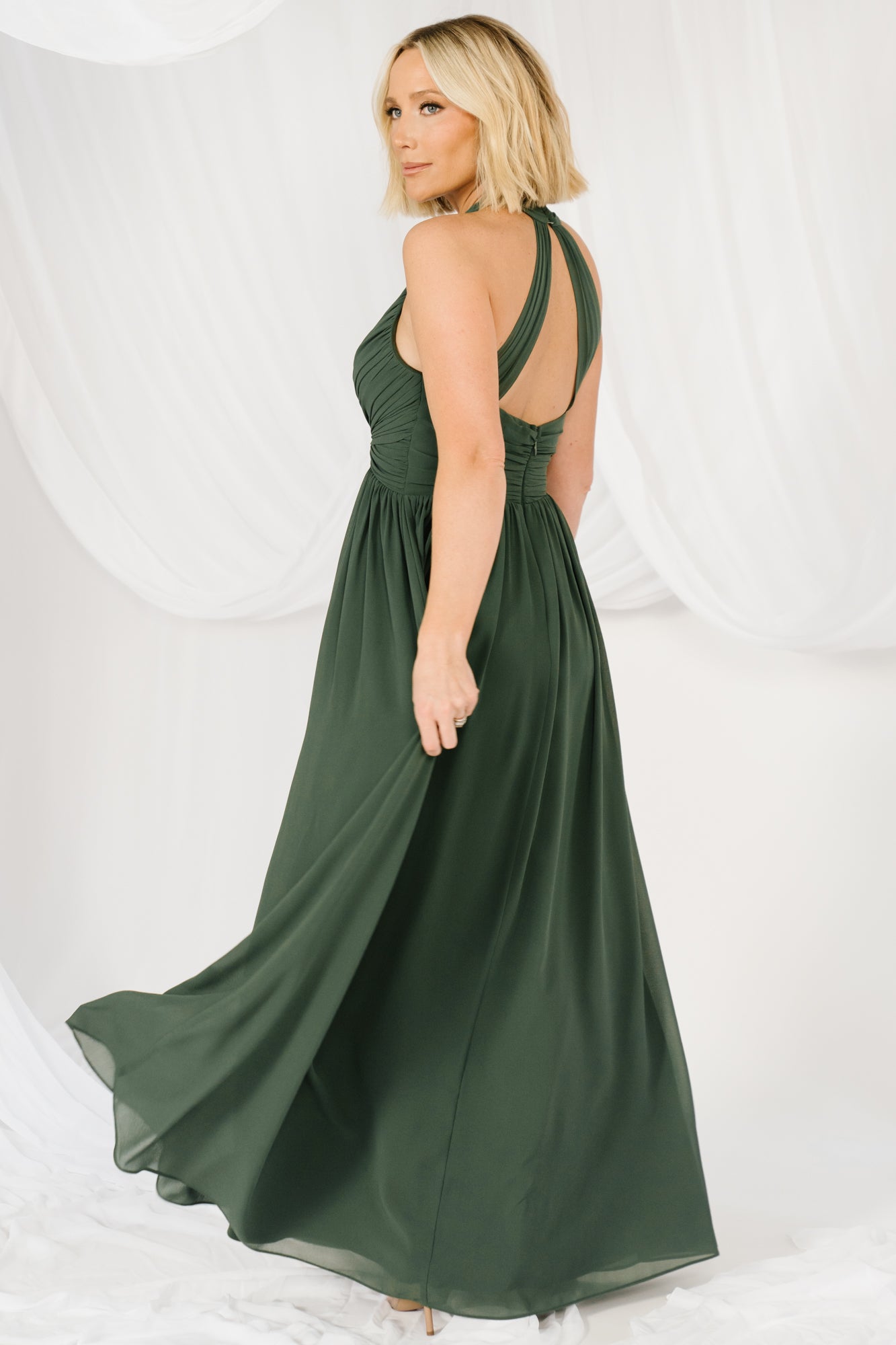 Baltic Born Womens Larissa Halter Maxi Dress | Cypress | Size: XL Baltic Born Womens Larissa Halter Maxi Dress | Cypress | Size: XL