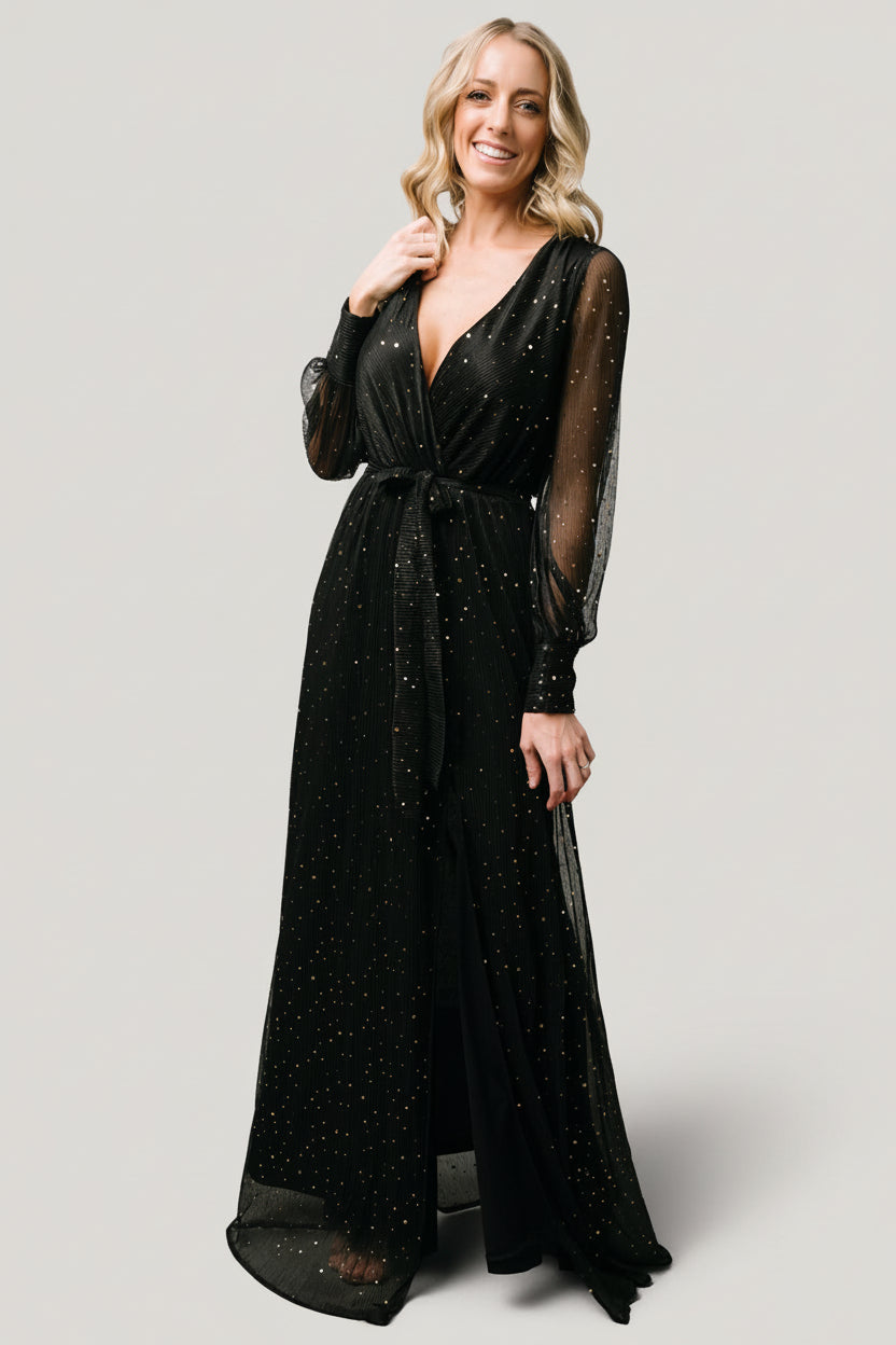 Abigail Sparkle Gown | Black