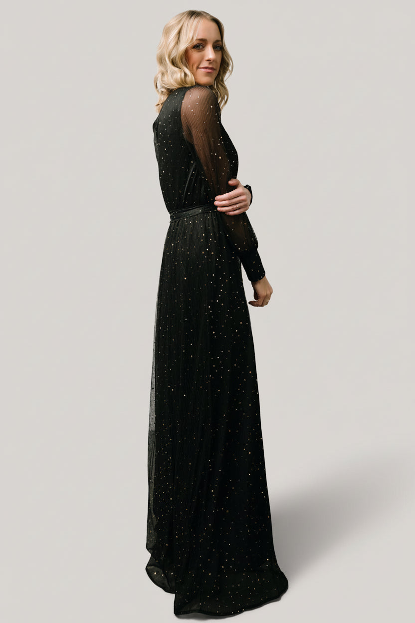 Abigail Sparkle Gown | Black