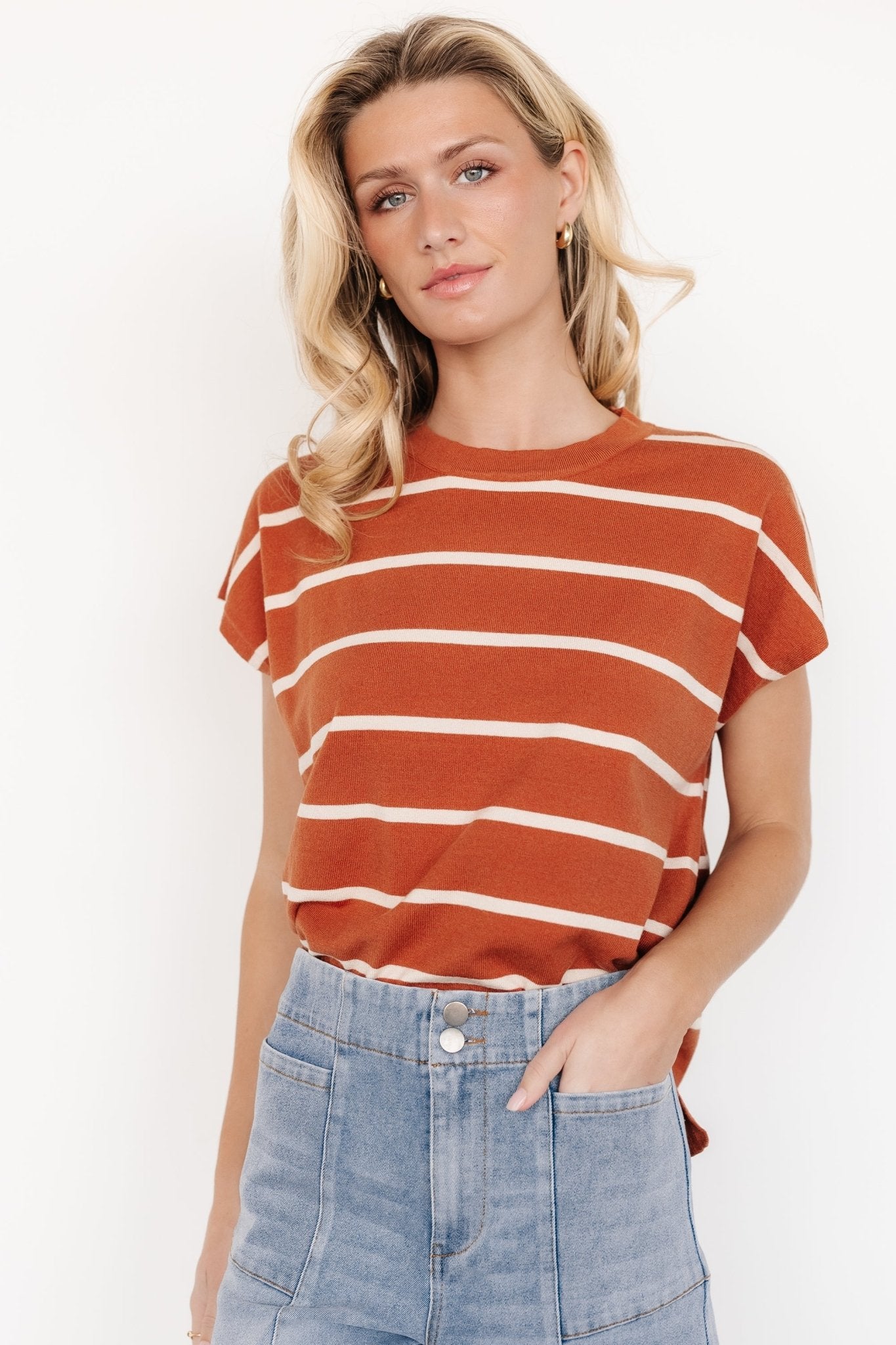 Ada Dolman Top | Sandstone + Natural - Baltic Born