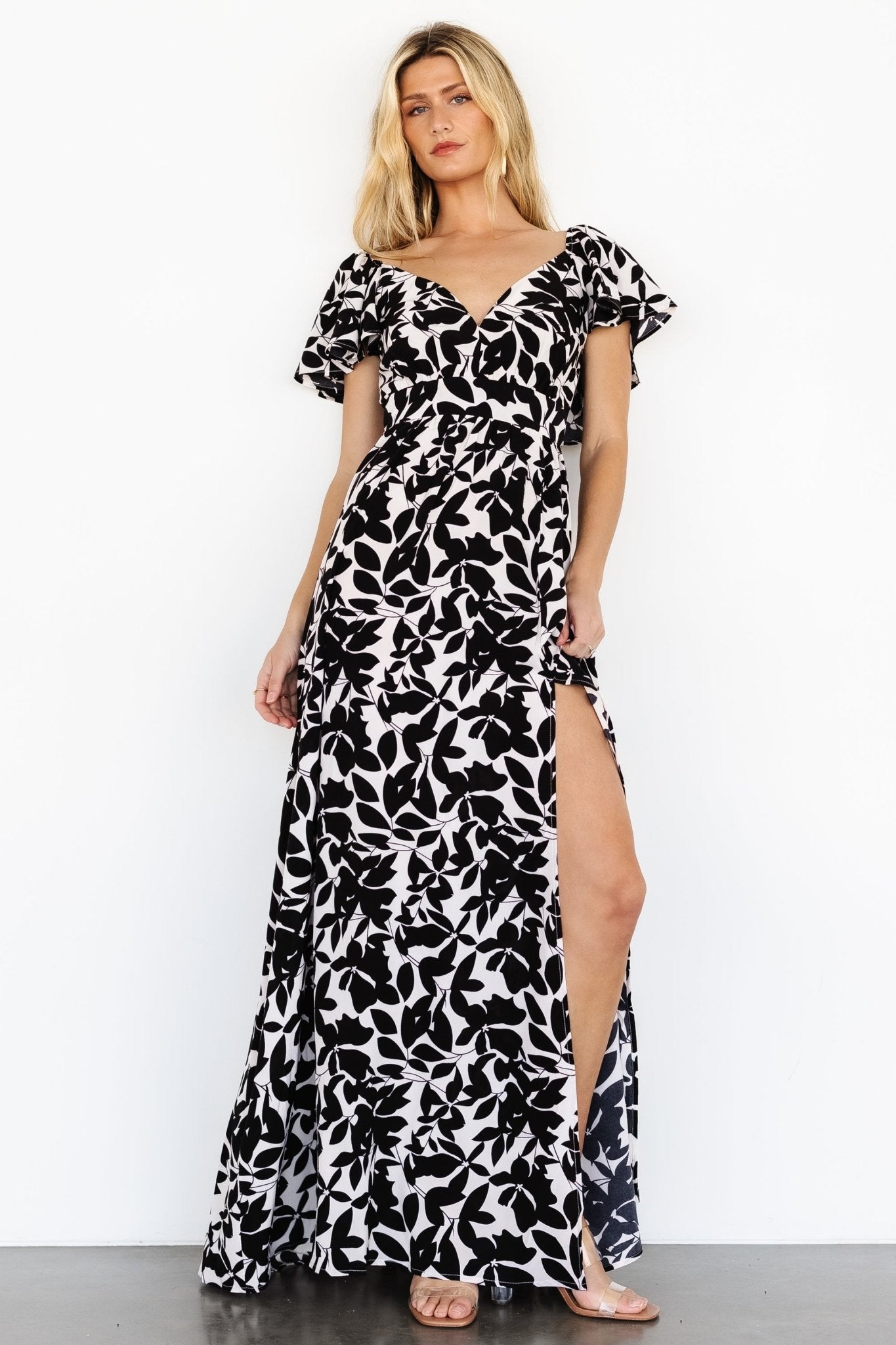 Adira Maxi Dress | Black Floral - Baltic Born