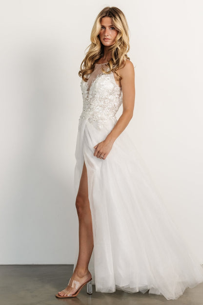 Affection Shimmer Bridal Gown | Off White - Baltic Born