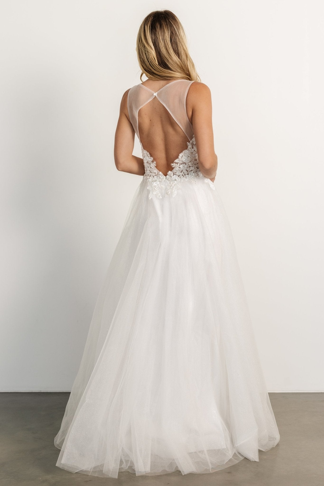 Affection Shimmer Bridal Gown | Off White - Baltic Born