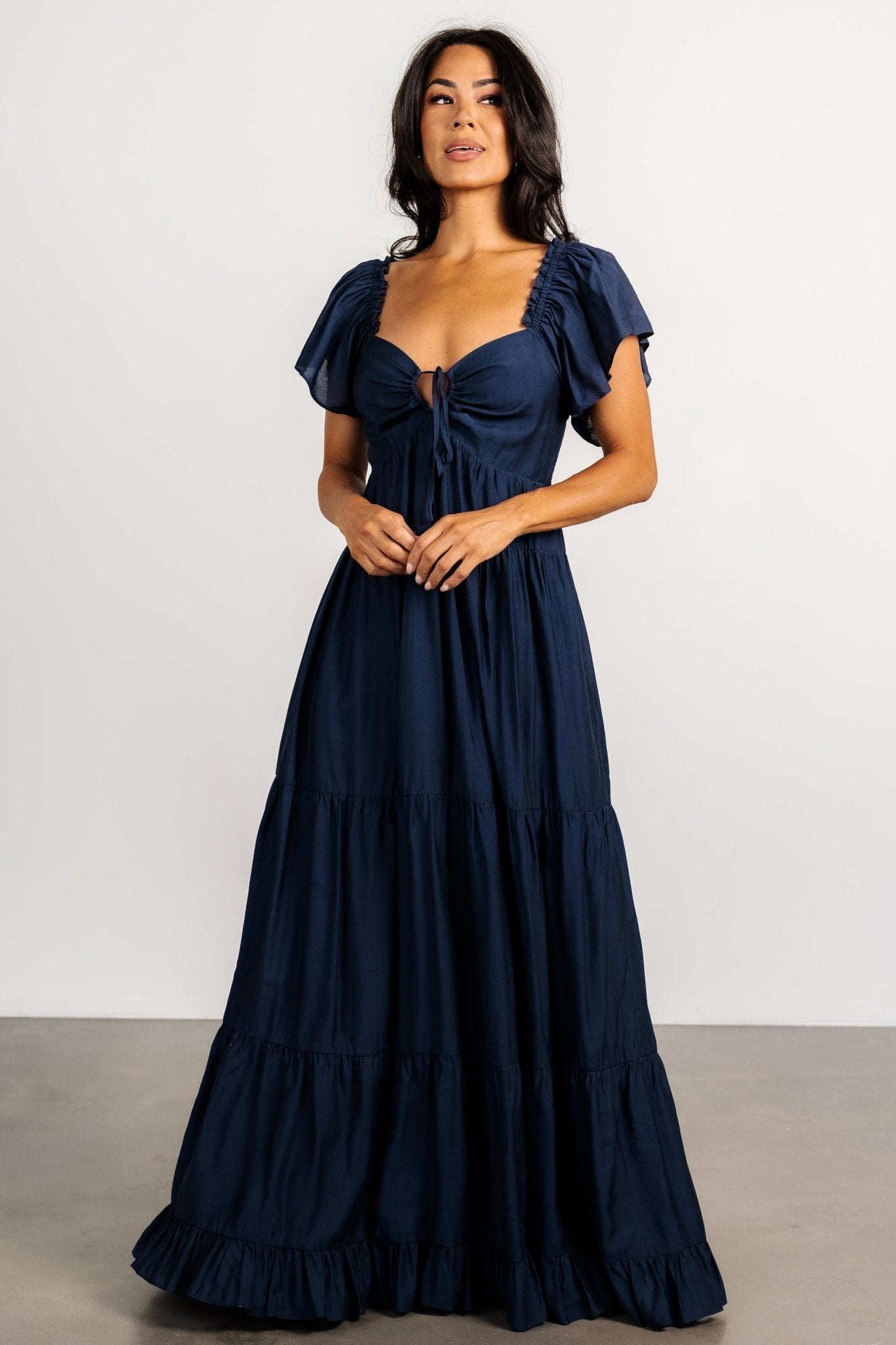 Agatha Maxi Dress | Dark Blue - Baltic Born