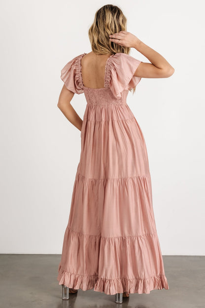 Agatha Maxi Dress | Dusty Mauve - Baltic Born