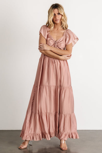 Agatha Maxi Dress | Dusty Mauve - Baltic Born