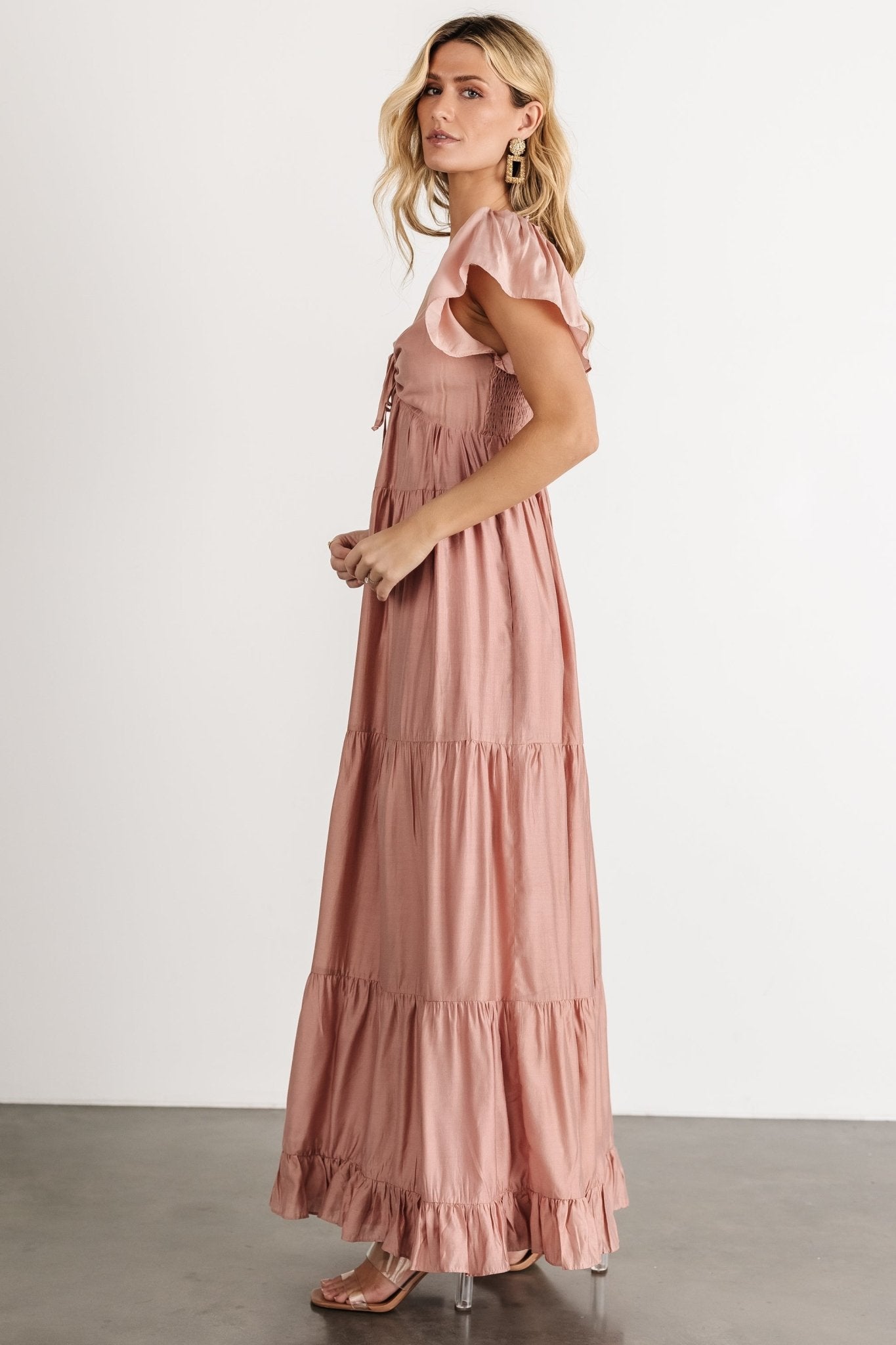 Agatha Maxi Dress | Dusty Mauve - Baltic Born