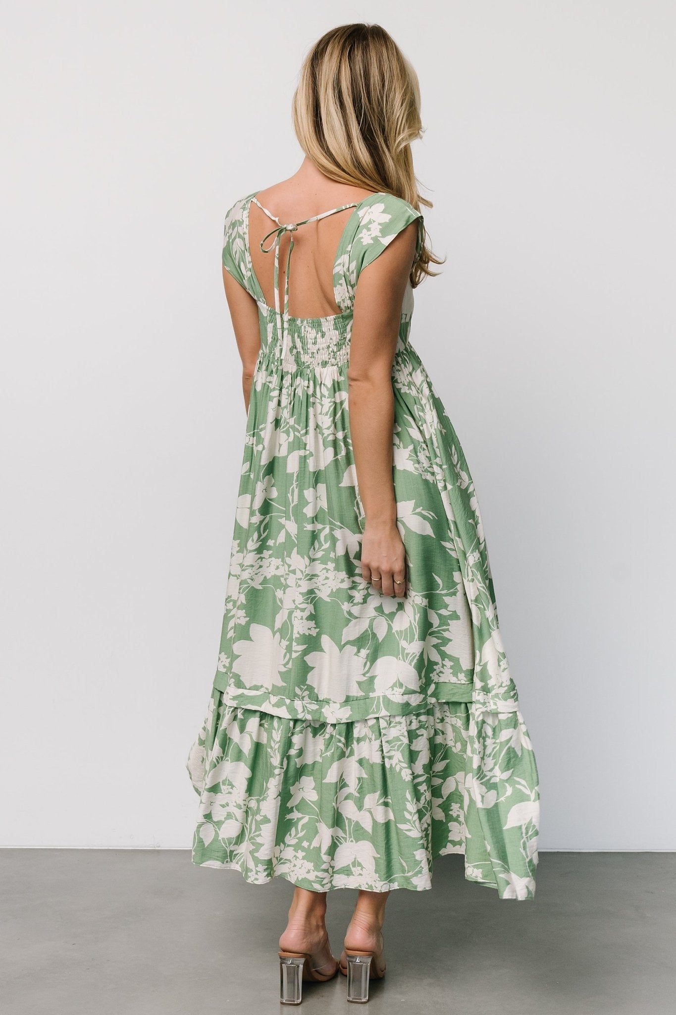 Aita Maxi Dress | Green + Ivory Floral - Baltic Born