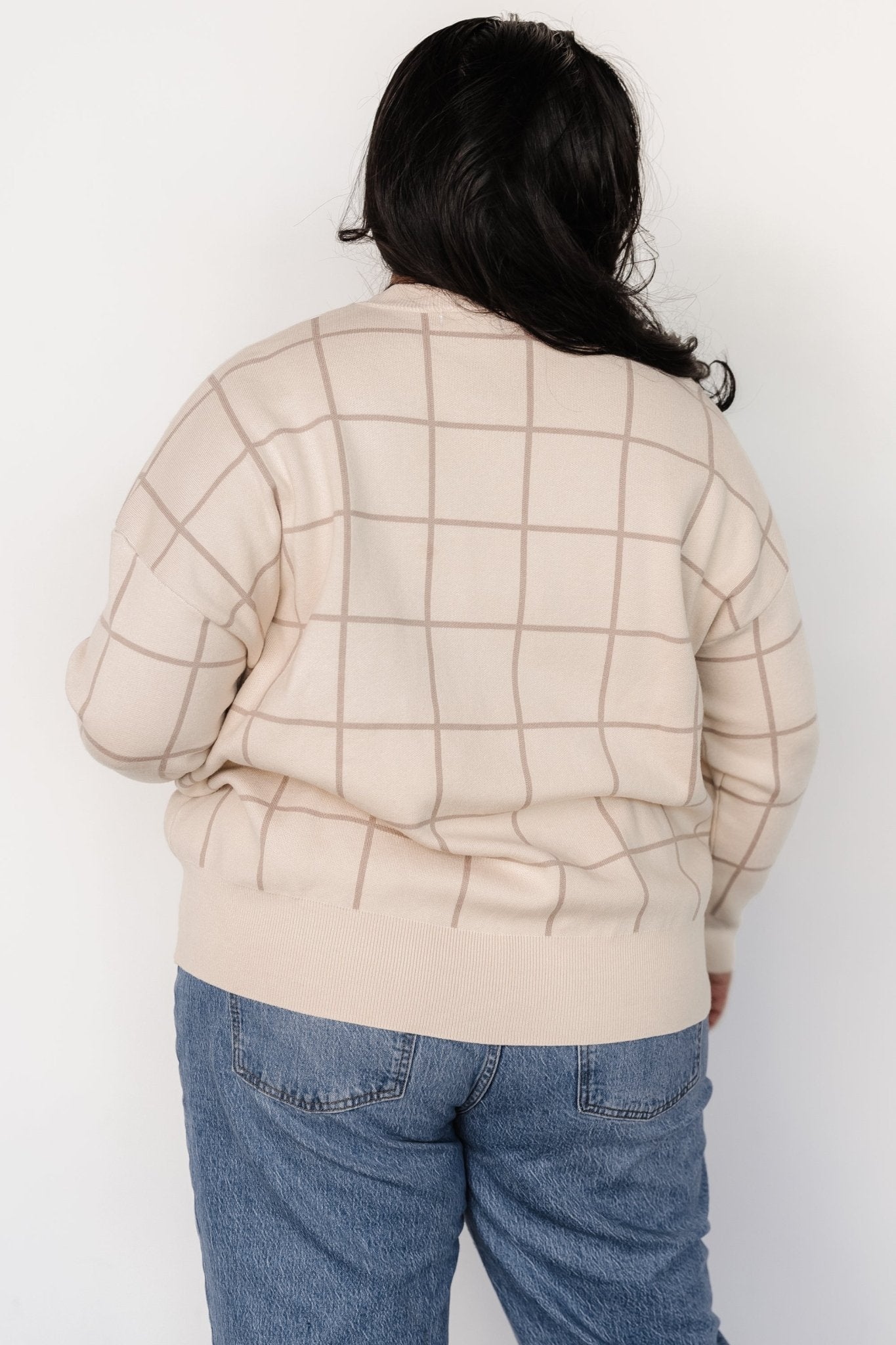 Alden Knit Sweater | Oatmeal + Taupe - Baltic Born