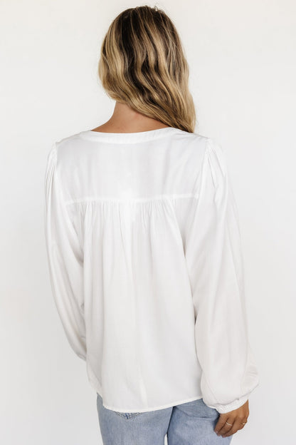 Alina Blouse | Off White - Baltic Born