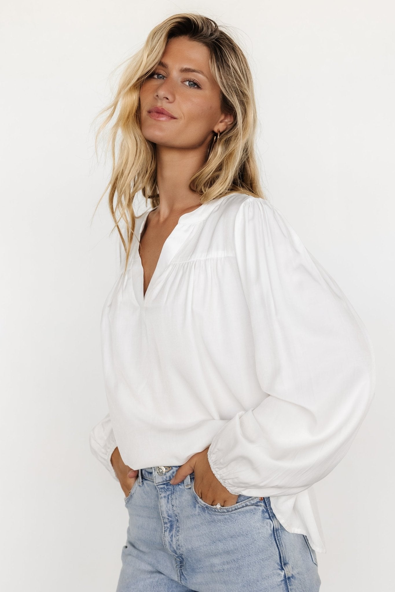 Alina Blouse | Off White - Baltic Born