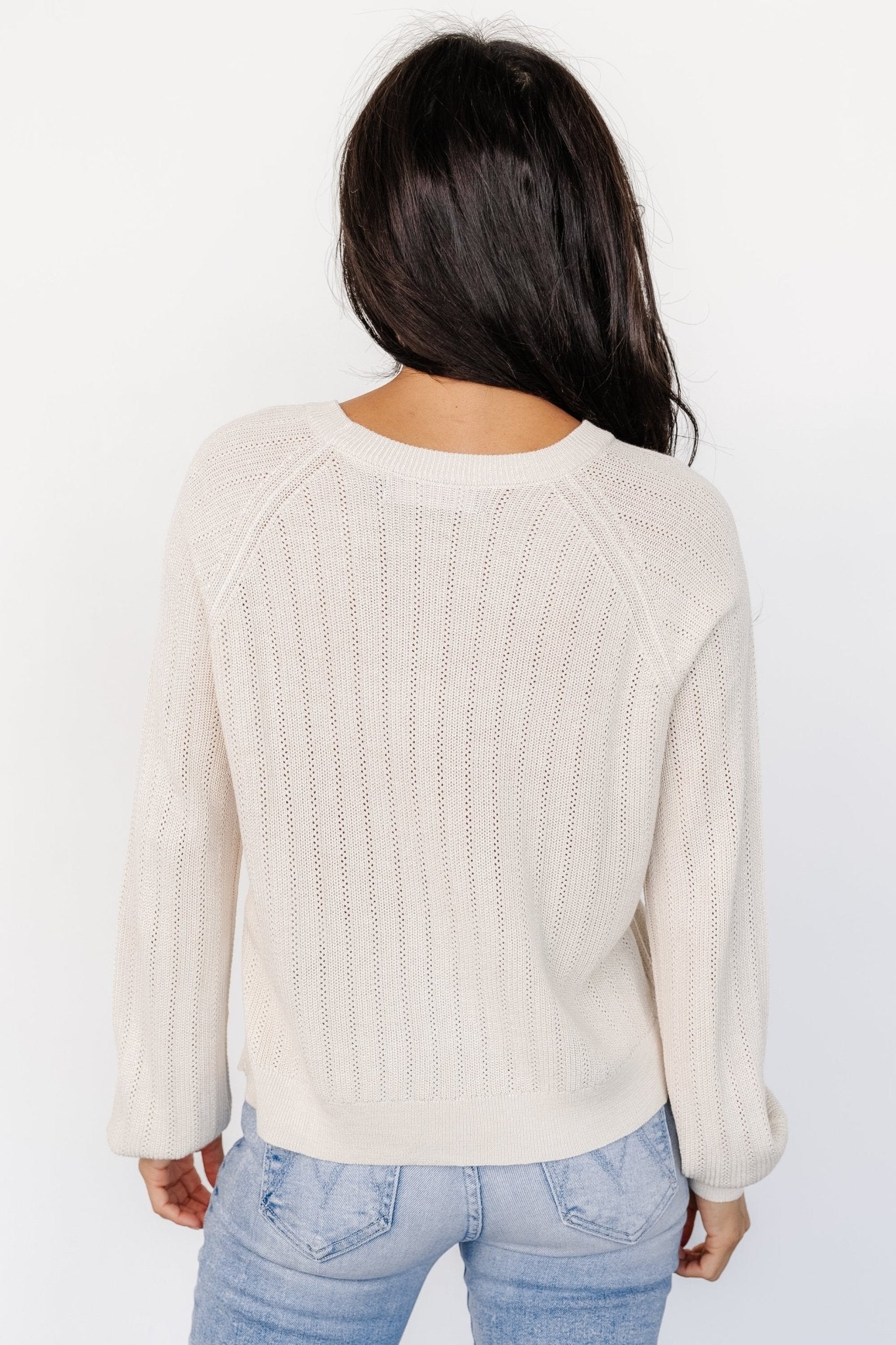 Alix Knit Sweater Top | Natural - Baltic Born