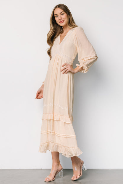 Amberlee Embroidered Dress | Cream - Baltic Born