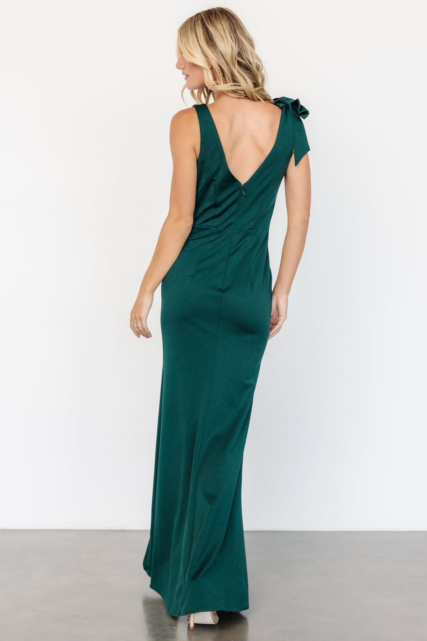 Angelique Fitted Gown | Emerald - Baltic Born