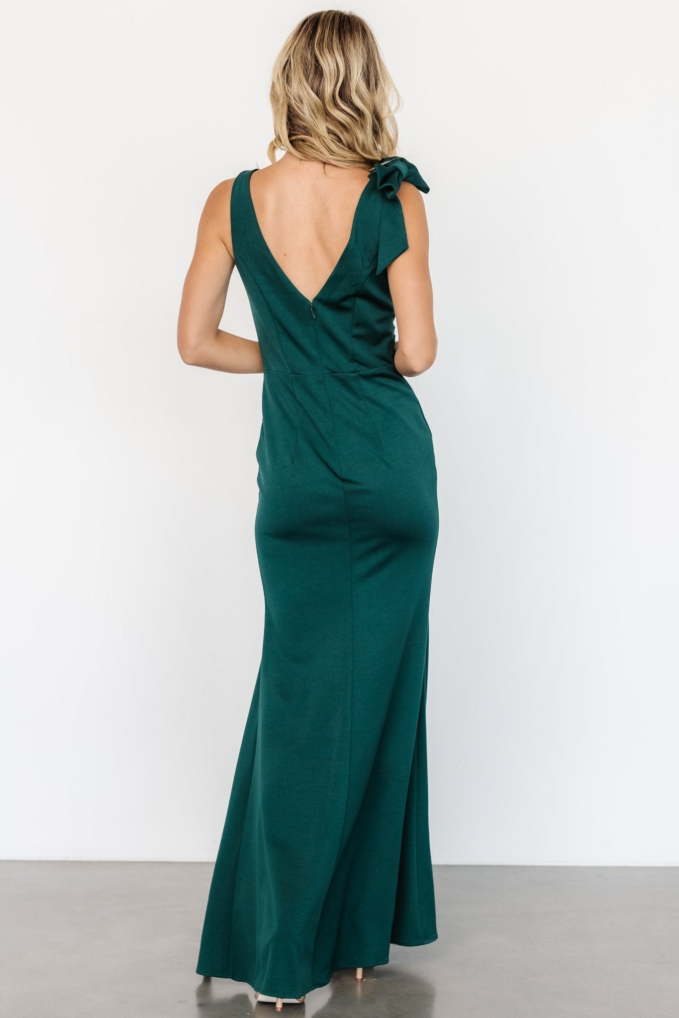 Angelique Fitted Gown | Emerald - Baltic Born