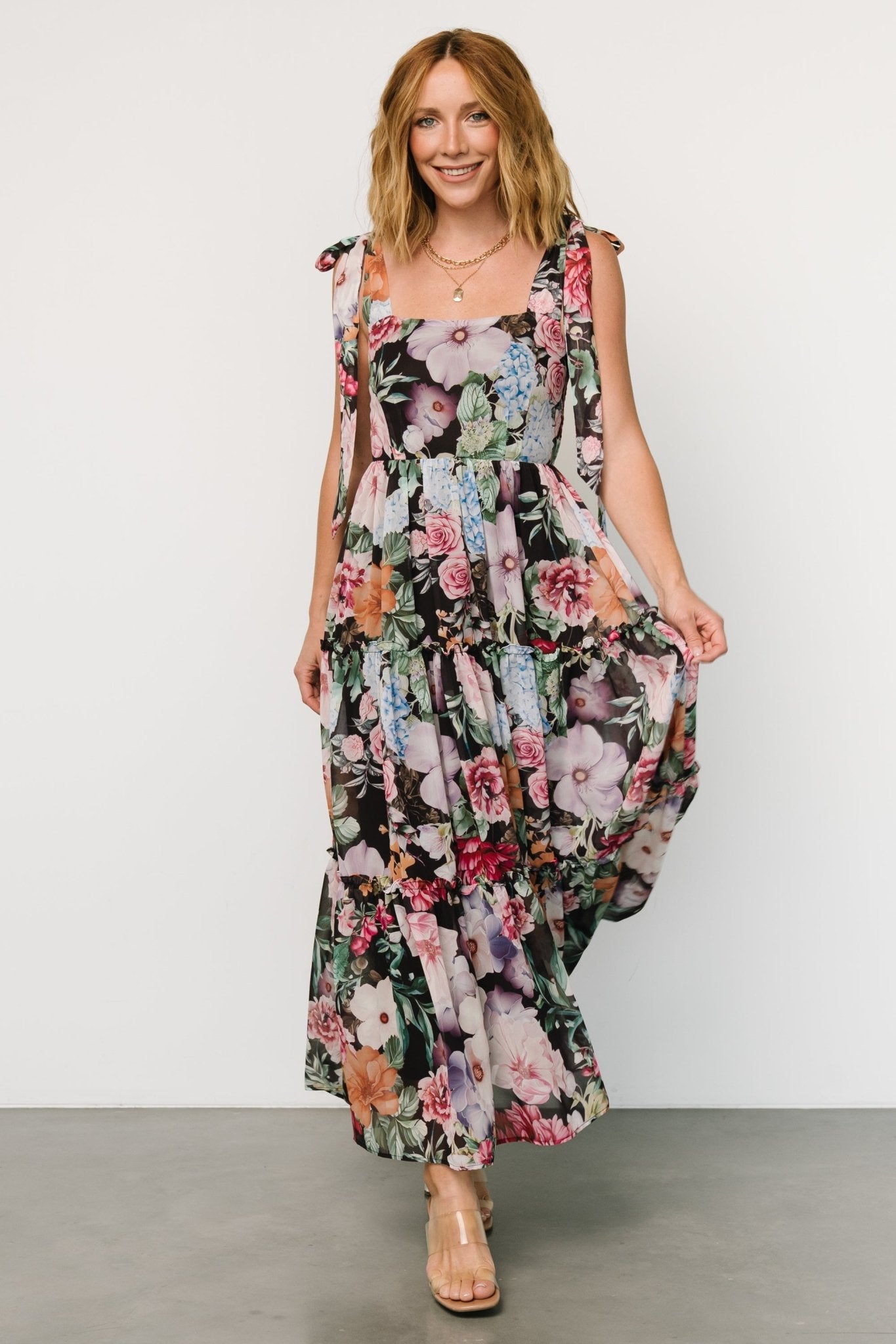 Anita printed maxi dress store