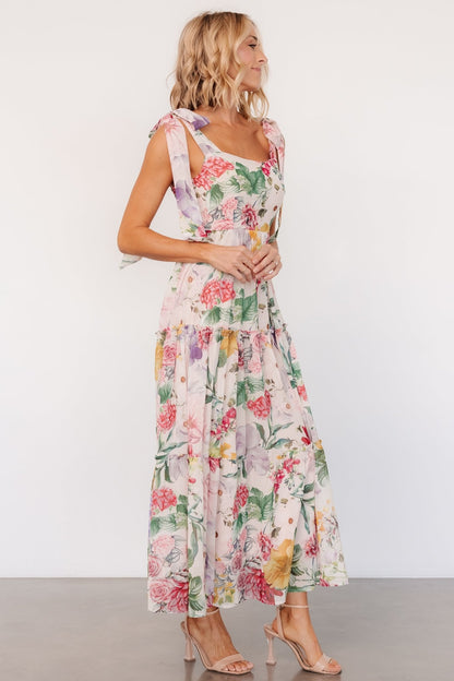 Anita Maxi Dress | Blush Multi Floral - Baltic Born