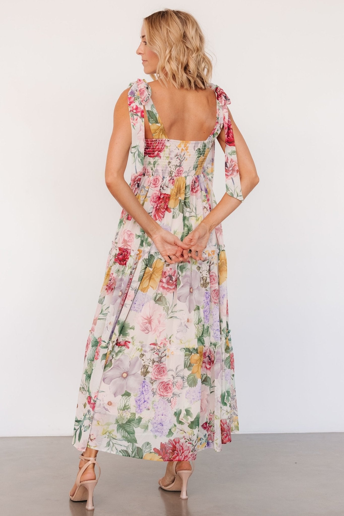 Anita Maxi Dress | Blush Multi Floral - Baltic Born