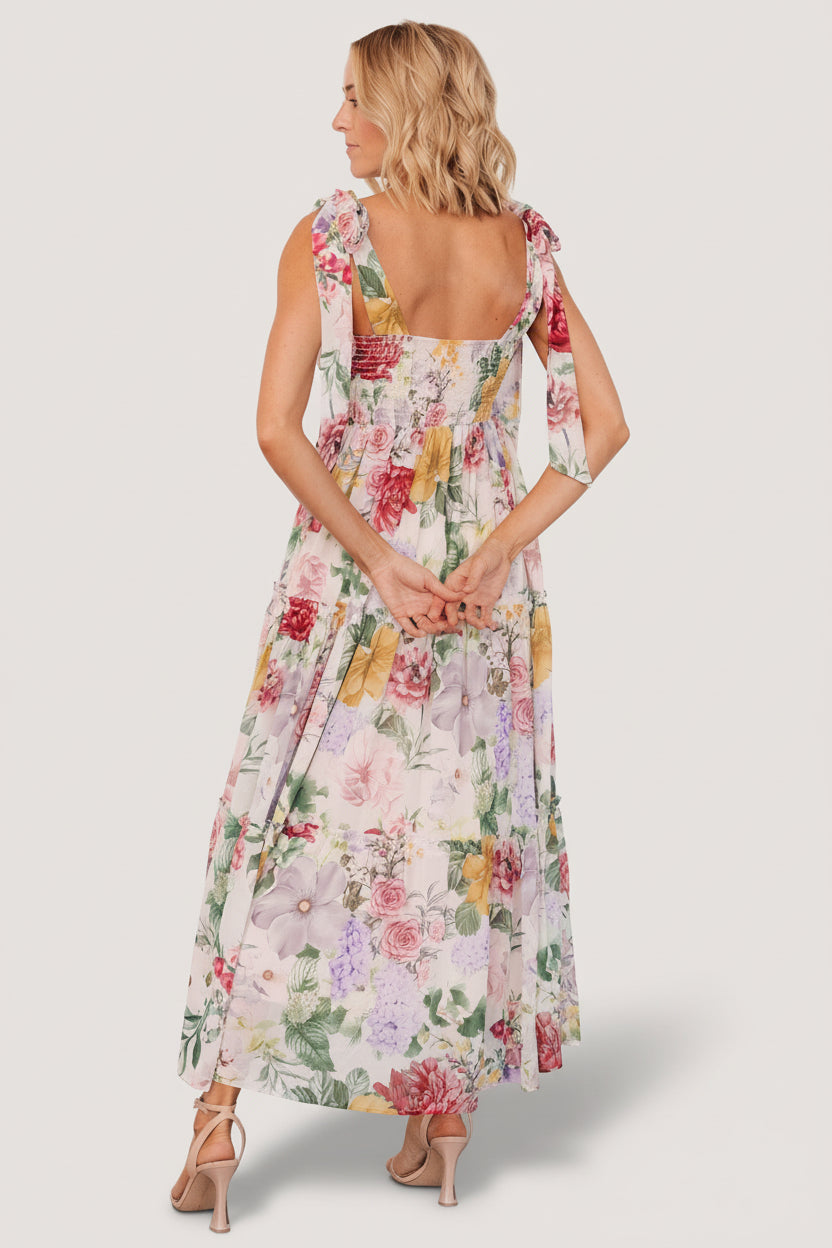 Baltic Born Womens Anita Maxi Dress | Blush Multi Floral