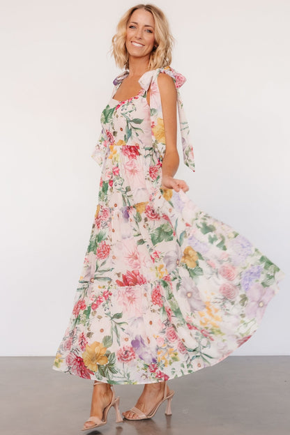 Anita Maxi Dress | Blush Multi Floral - Baltic Born