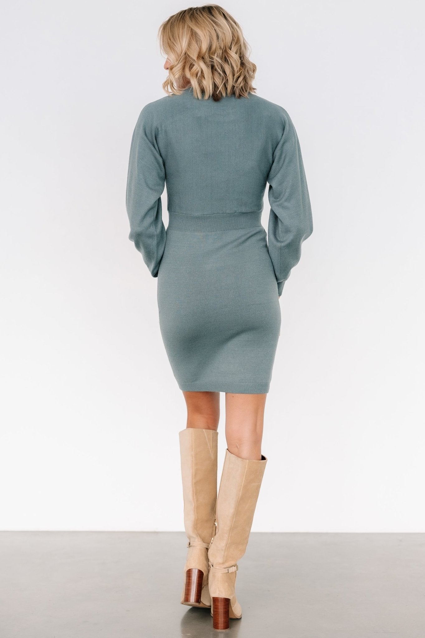 Anson Sweater Dress | Winter Green - Baltic Born