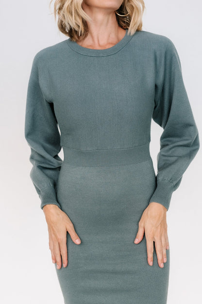 Anson Sweater Dress | Winter Green - Baltic Born