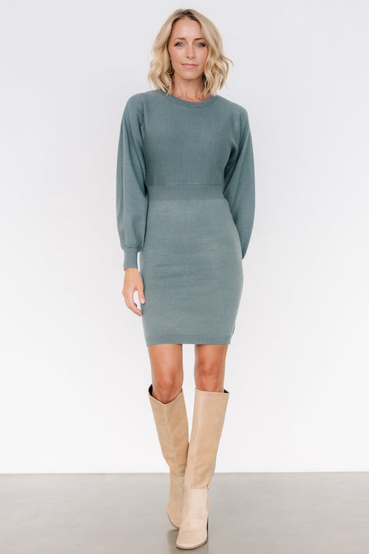 Anson Sweater Dress | Winter Green - Baltic Born