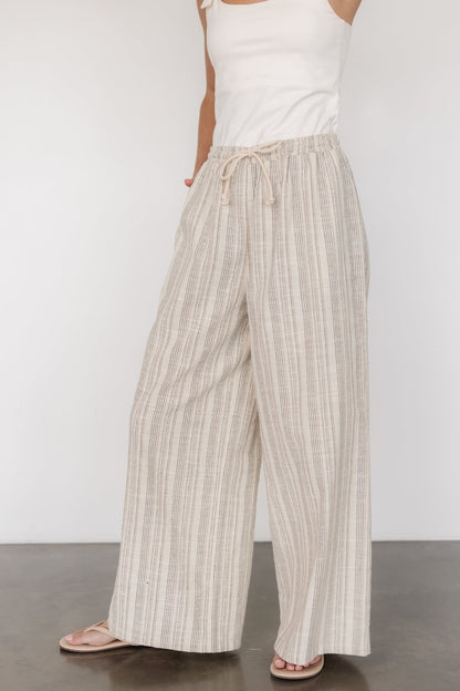 Antale Pants | Natural Multi Stripe - Baltic Born