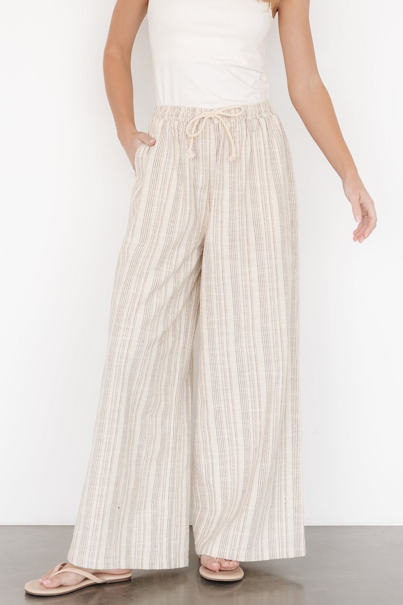 Antale Pants | Natural Multi Stripe - Baltic Born