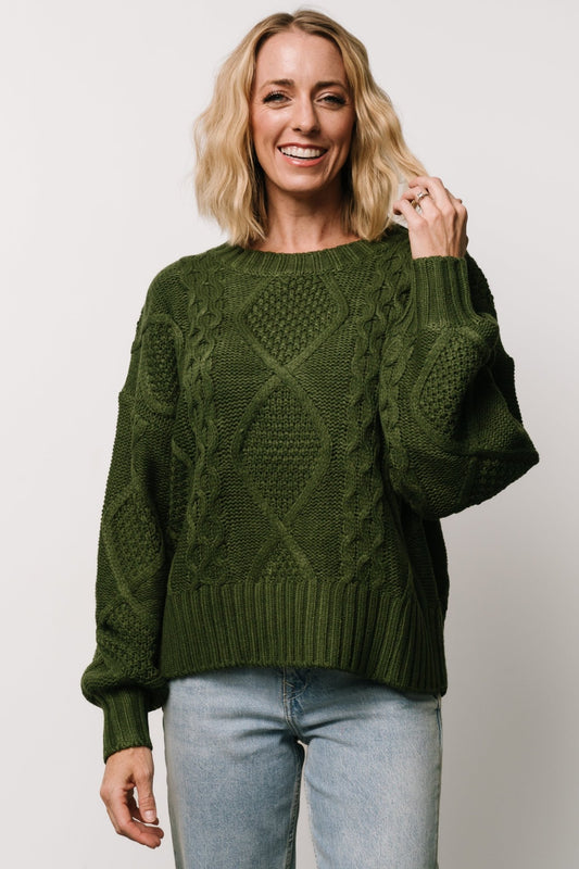 Anthony Knit Sweater | Green - Baltic Born