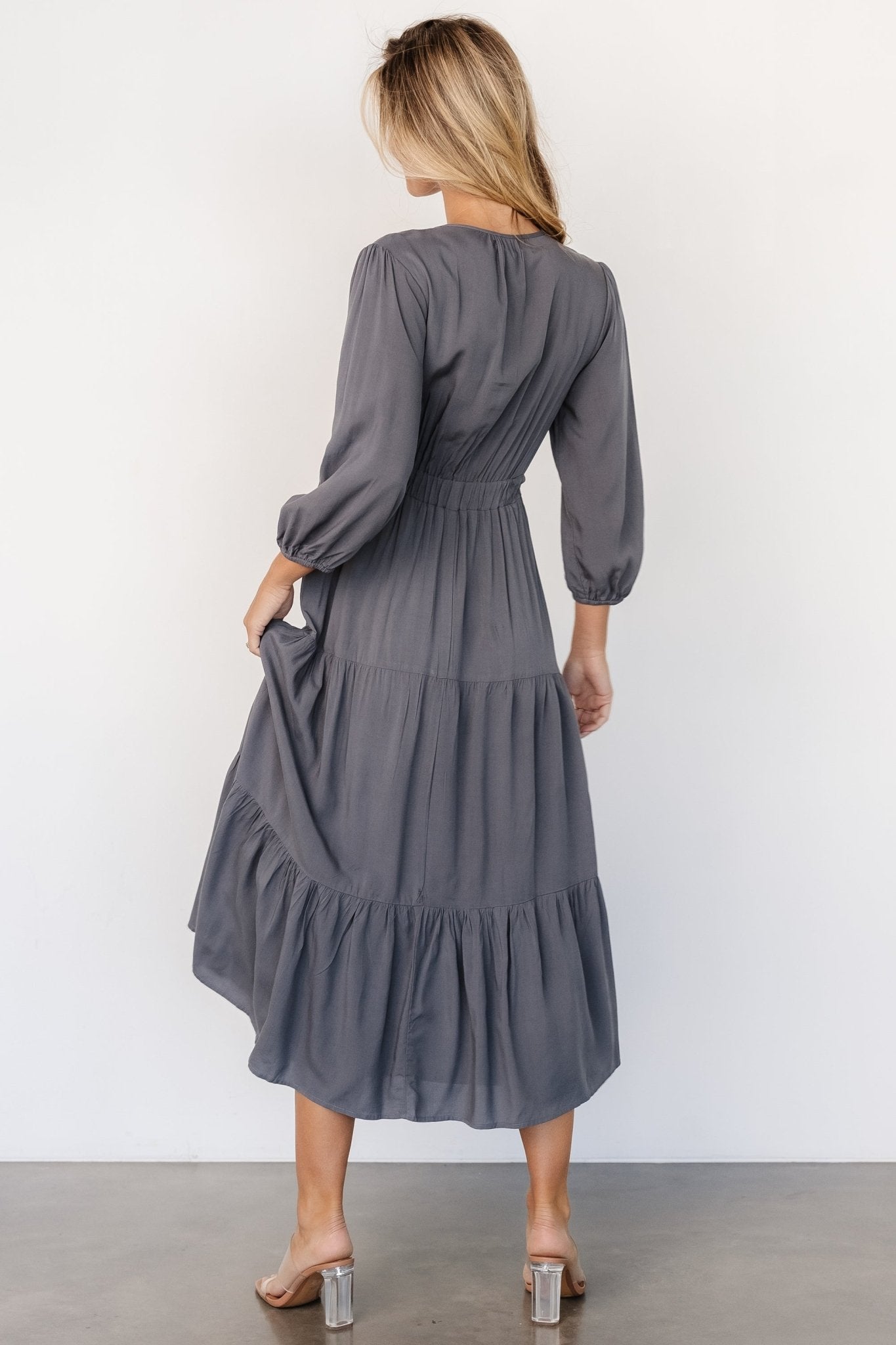 Antonia Dress | Dark Gray - Baltic Born