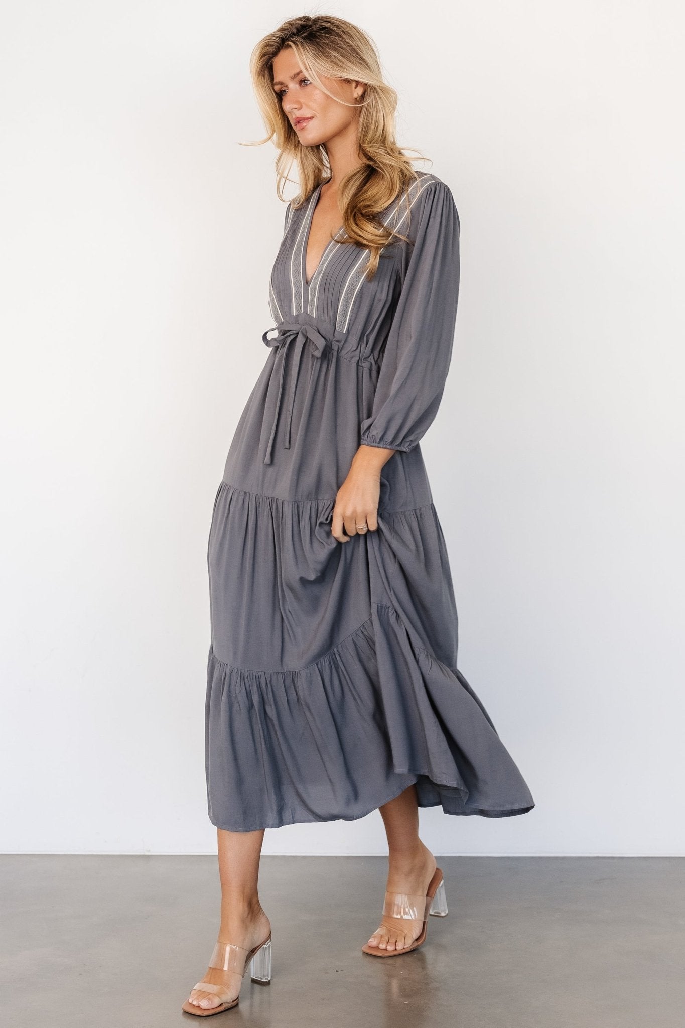 Antonia Dress | Dark Gray - Baltic Born