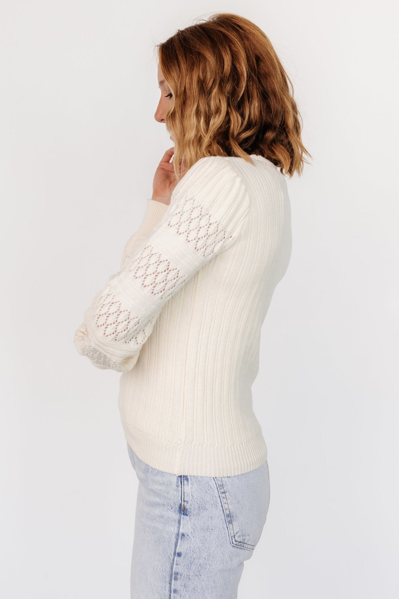 April Knit Sweater | Cream - Baltic Born