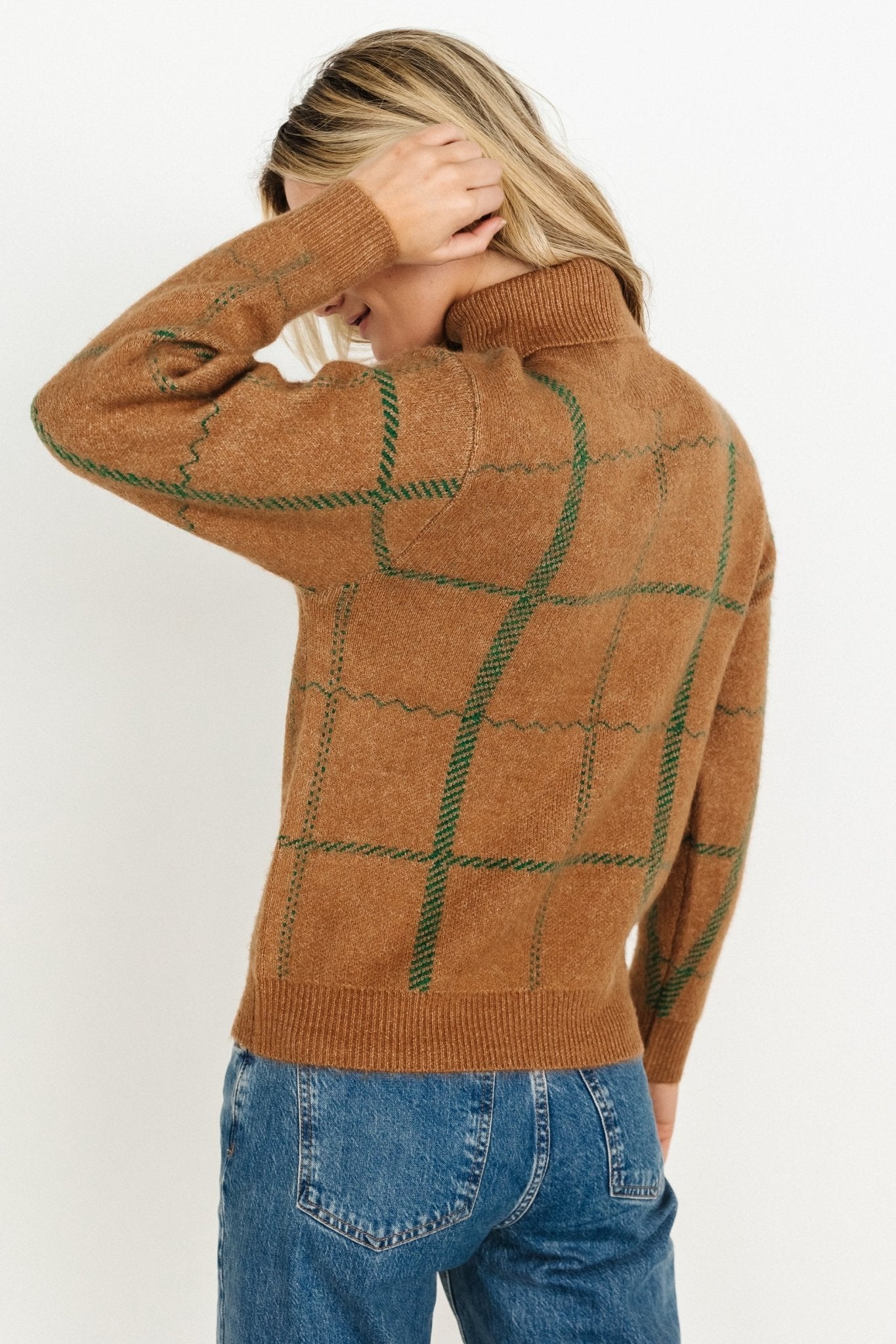 Arden Turtleneck Sweater | Camel - Baltic Born