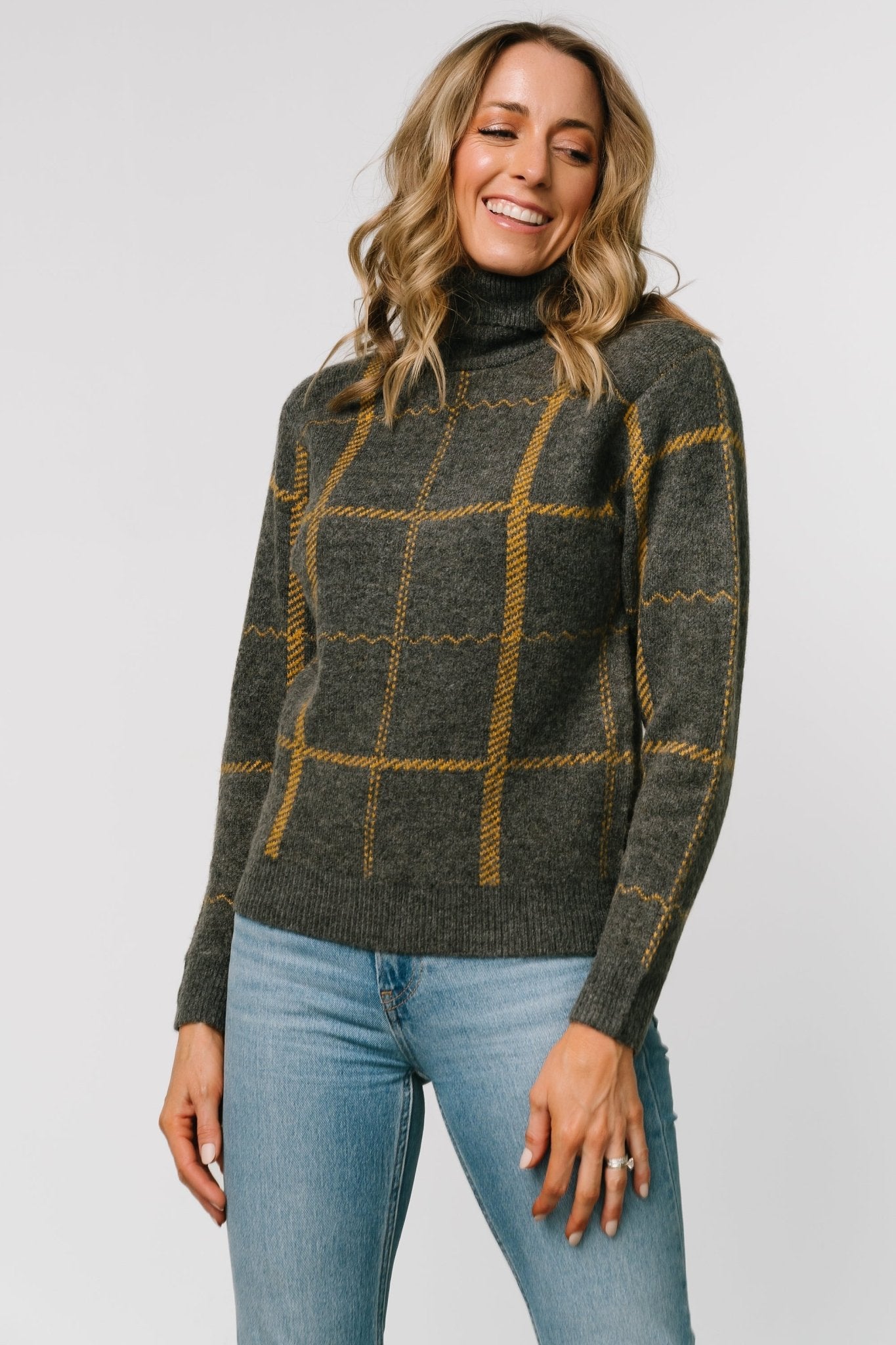 Arden Turtleneck Sweater | Dark Gray - Baltic Born