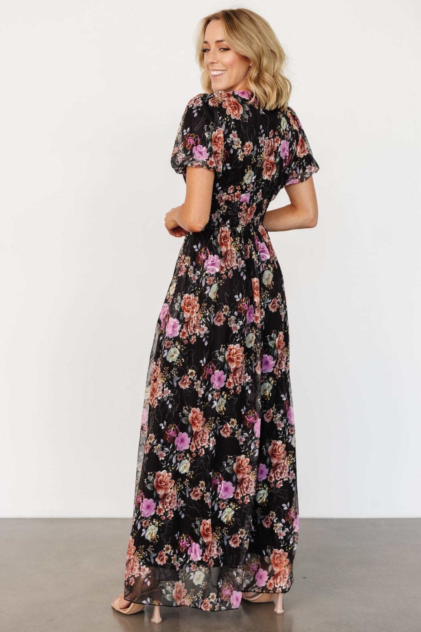 Ardley Maxi Dress | Black Multi Floral - Baltic Born