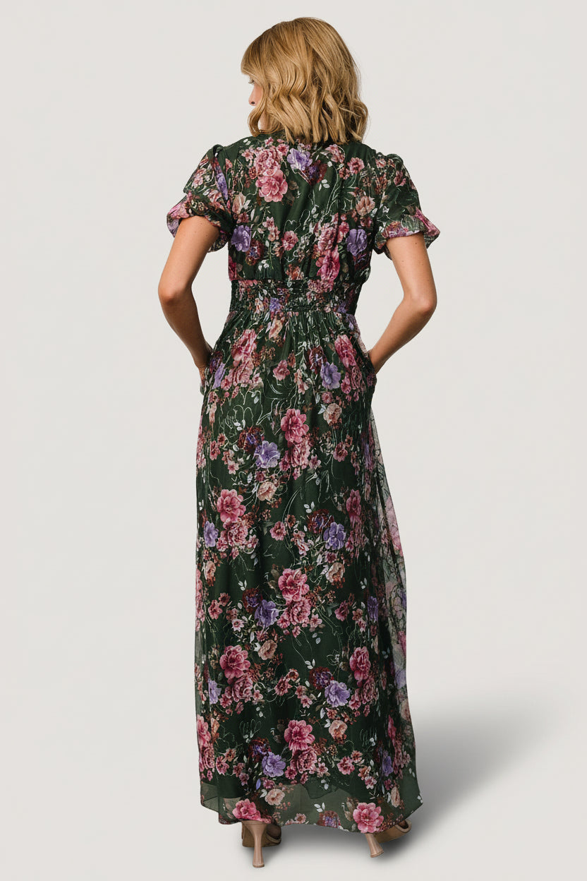 Ardley Maxi Dress | Green + Pink Floral Ardley Maxi Dress | Green + Pink Floral