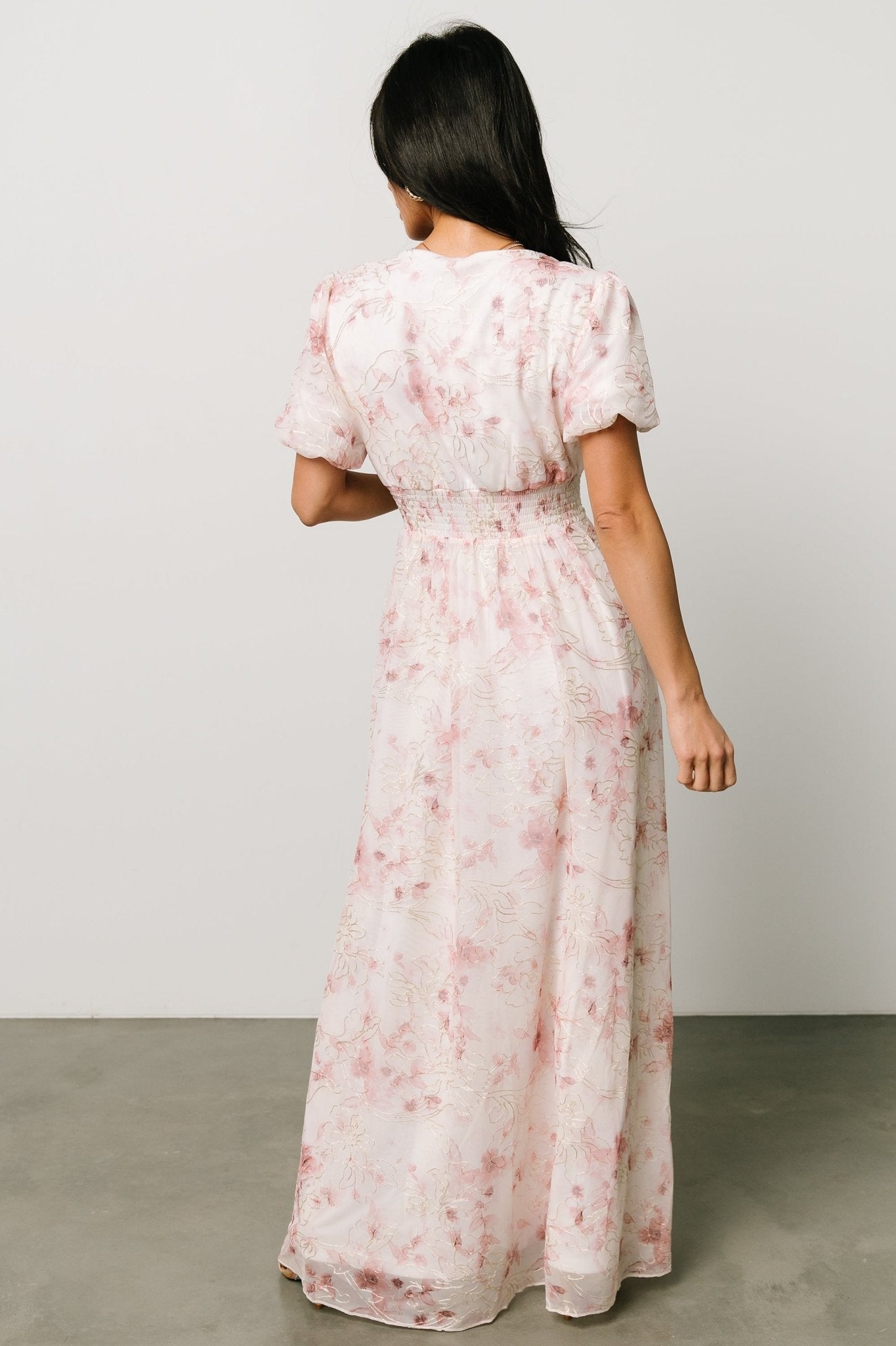 Ardley Maxi Dress | Mauve Floral - Baltic Born