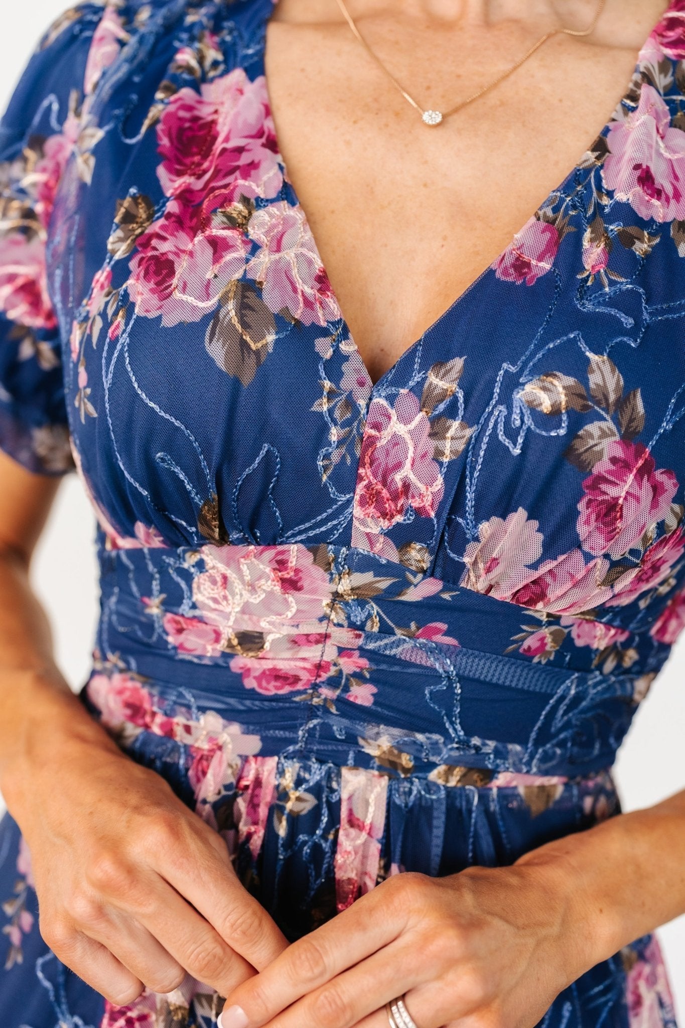 Ardley Maxi Dress | Copper + Slate Floral main image 1