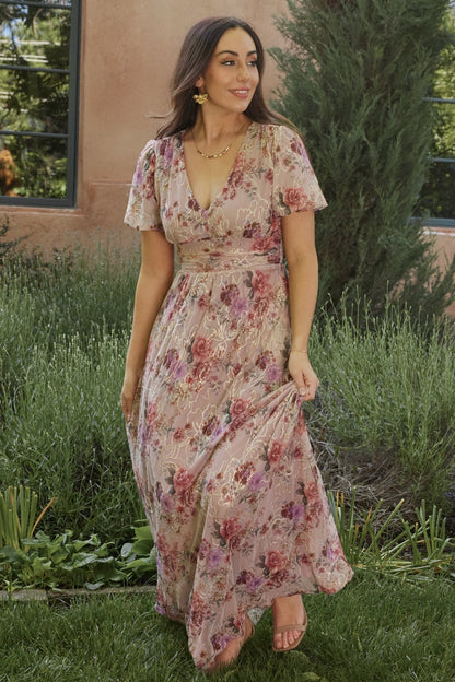 Ardley Maxi Dress | Orchid Floral - Baltic Born