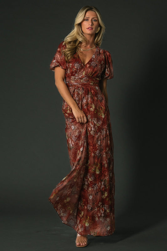 Ardley Maxi Dress | Rust Multi Floral - Baltic Born