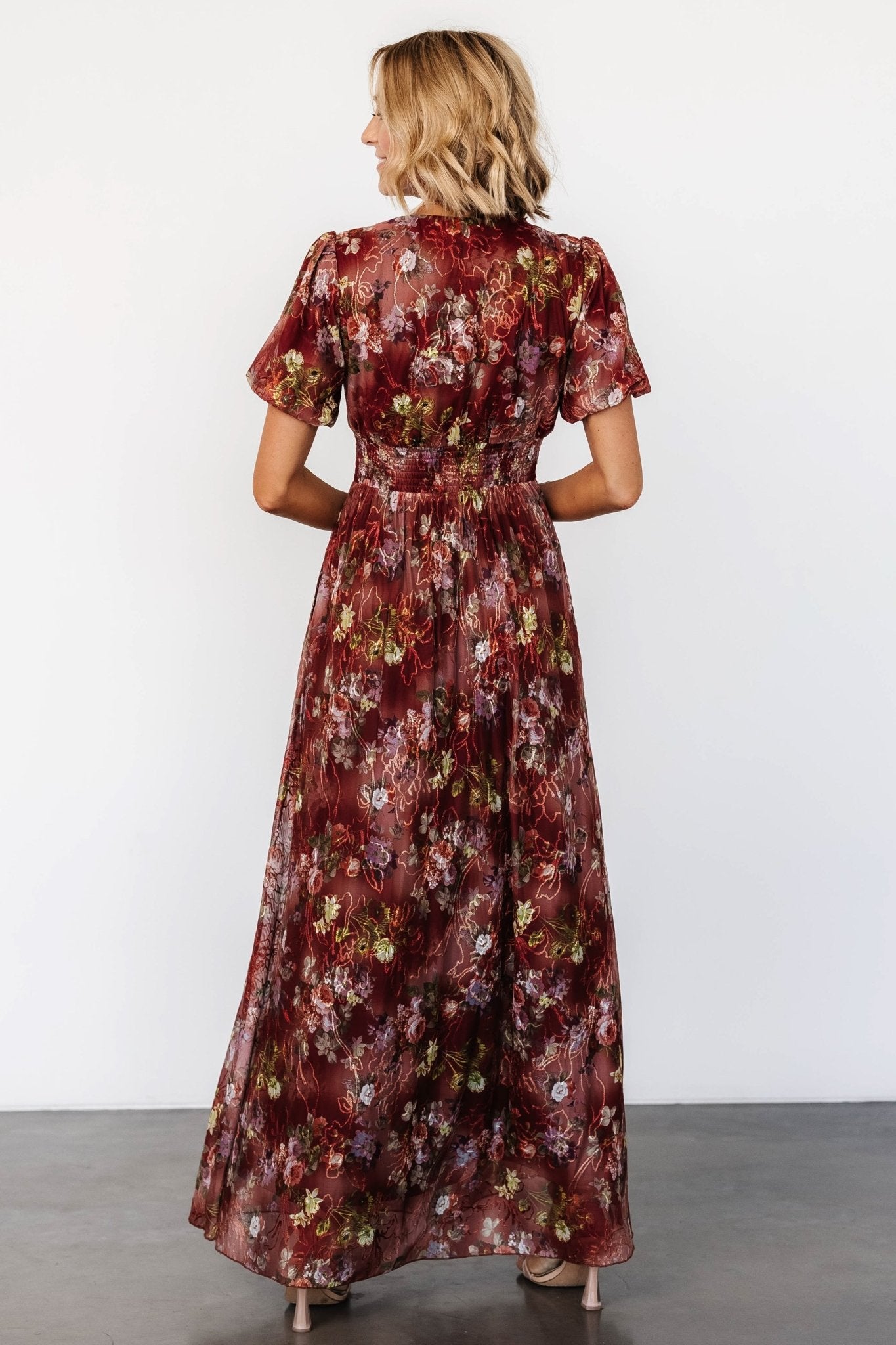 Ardley Maxi Dress | Rust Multi Floral - Baltic Born